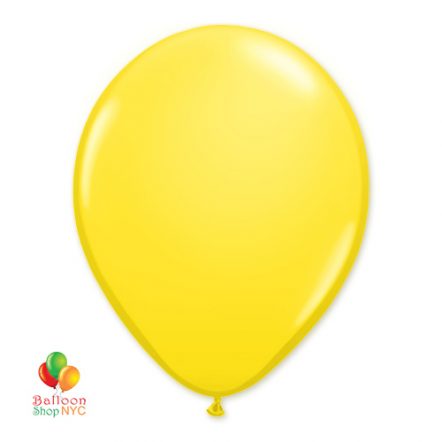 Yellow Sunshine Latex Party Balloon 12 inch Inflated | Balloon Shop NYC
