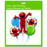 Elmo Style Birthday Balloon Bouquet from Balloon Shop NYC