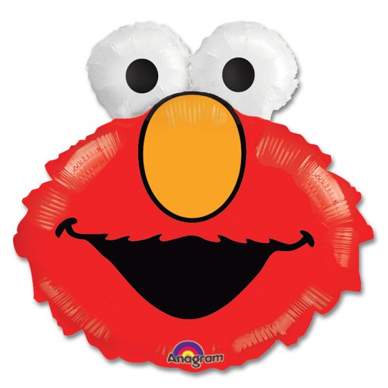 Elmo Head Mylar Party Balloon From Balloon Shop NYC