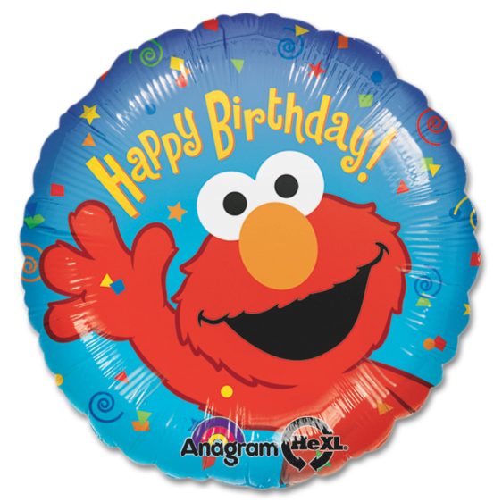 Elmo Happy Birthday Mylar Balloon from Balloon Shop NYC