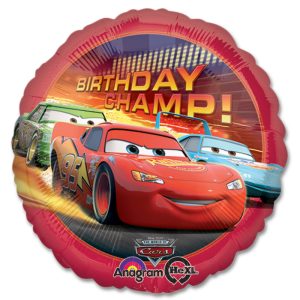 Cars Champ Disney Movie Mylar Balloon from Balloon Shop NYC