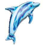 Blue Dolphin Foil Balloon from Balloon Shop NYC