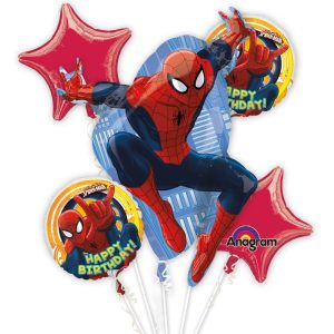 Ultimate Spider-Man Birthday Bouquet from Balloons Shop NYC