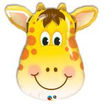 Smiling Giraffe Foil Mylar Balloon from Balloon Shop NYC