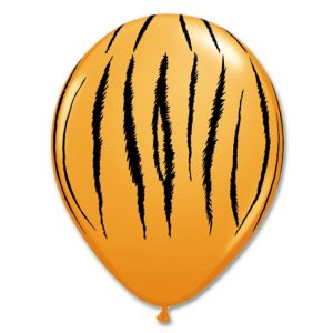 Tiger Stripes Printed Latex Balloon from Balloon Shop NYC