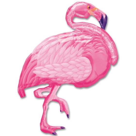 Flamingo Foil Mylar Balloon from Balloon Shop NYC