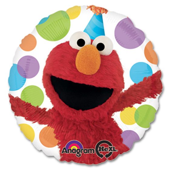 Elmo Birthday Mylar Party Balloon From Balloon Shop NYC
