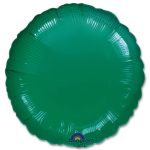 Emerald Green Circle 18 Mylar Party Balloon from Balloons Shop NYC