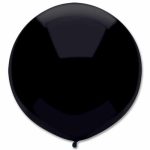 Latex Party Balloon 17 Pitch Black from Balloons Shop NYC