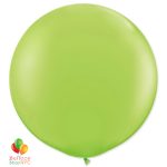 Lime Green Latex Round Party Balloon 17 inch Inflated Delivery Balloon Shop NYC