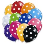 Ultimate Assortment Latex Party Balloons Polka Dot 12 inch from Balloon Shop NYC