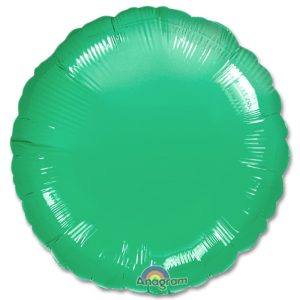 Wintergreen Circle 18 Mylar Party Balloon from Balloons Shop NYC