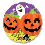 Halloween Ghost Pumpkin Party Mylar Balloon from Balloons Shop NYC