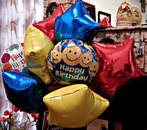 Boy's 7th Birthday Balloon Bouquet