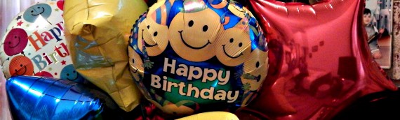 Boy’s 7th Birthday Party Balloons.