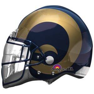 Los Angeles Rams helmet Super Bowl Balloon 22 Inch Inflated