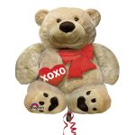 Valentines Day Balloon Cuddly Bear XO Love 28 inch delivery from Balloon Shop NYC