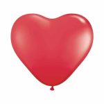 Valentines Day Mylar Balloon Red Heart 15 Inch delivery from Balloon Shop NYC