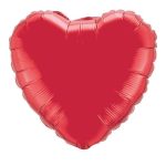 Valentines Day Balloon Ruby Red Heart 36 inch Mylar Party Balloon from Balloon Shop NYC