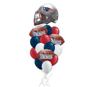 New England Patriots Football Balloons BIG Bouquet