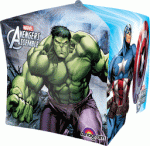 AVENGERS CUBEZ 15 Inch Mylar Balloon Inflated with Helium