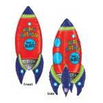 Bday Rocket Dimensional Jumbo Balloon delivery from Balloon Shop NYC