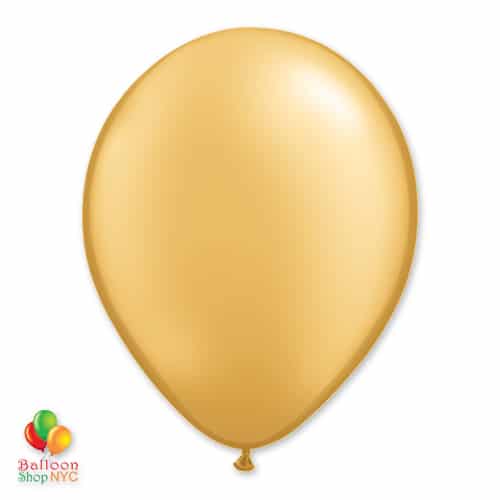 Metallic Gold Latex Balloon 11 Inch delivery from Balloon Shop NYC