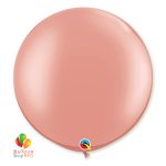 Rose Gold Latex Party Balloon 30 inch Round Inflated high-quality cheap balloons nyc delivery