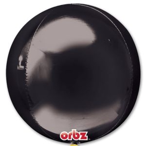 black orbz balloon 16 inch from Balloon Shop NYC