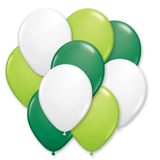 Ultimate Green Lime Latex Party Balloon Bouquet 12 inch delivery from Balloons Shop NYC