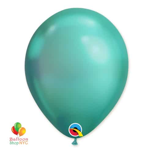 Chrome Green Latex Balloon 11 inch delivery from Balloon Shop NYC