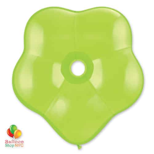 GEO BLOSSOM LIME GREEN Latex 16 delivery from Balloon Shop NYC