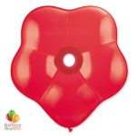 Red Geo Blossom Latex Party Balloon delivery from Balloon Shop NYC