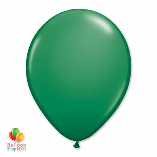Green Latex 11 inch Balloon delivery From Balloon Shop NYC