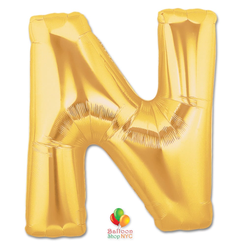 Gold & Silver 40" Letter Foil Balloons Birthday Party "HAPPY BIRTHDAY" Decor