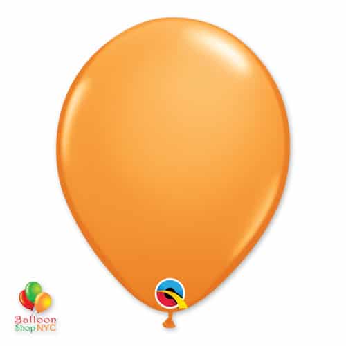 Orange Latex 11 inch Balloon delivery From Balloon Shop NYC