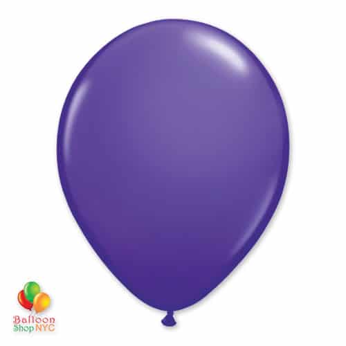 Purple Violet Latex 11 inch Balloon delivery From Balloon Shop NYC