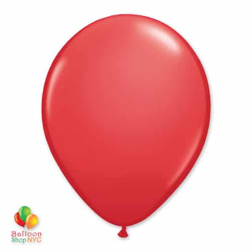 Red Latex 11 inch Balloon delivery From Balloon Shop NYC