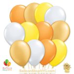 Ultimate Yellow Gold 12 inch Latex Party Balloons Infloated