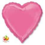 Rose Heart Mylar Balloon 18 Inch Inflated delivery in New York from Balloon Shop NYC