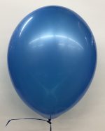 Neon Blue Latex Party Balloon 11 inch Inflated