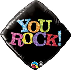 You Rock 18 inch Mylar Balloon