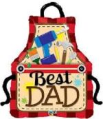 Best Dad Mylar Balloon 41 inch Inflated