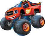 Monster Truck 34 Inch Mylar Balloon Inflated with Helium