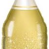 Golden Bubbly Wine Bottle shape 39 Inch Mylar Balloon Inflated with Helium
