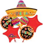 Cinco De Mayo Fiesta Bouquet Mylar Balloon Inflated