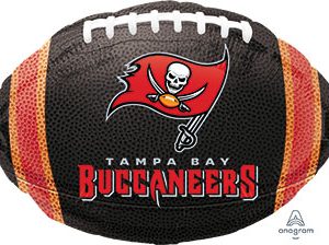 Super Bowl Tampa Bay Buccaneers Mylar Balloon 18 Inch Inflated