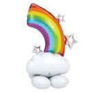 Rainbow Mylar Balloon 52Inch Inflated - Air only