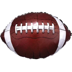 Super Bowl Football Mylar Balloon 18 Inch Inflated
