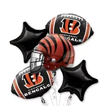 Cincinnati Bengals Helmet Football Balloons Bouquet